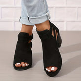 Orthopädische Leder-High-Heels für Damen