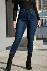 Elastische High-Rise Skinny Jeans