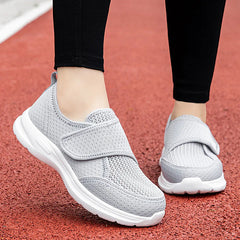 Verstellbare orthopädische Schuhe für geschwollene Füße – Einfaches Anziehen