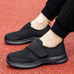 Verstellbare orthopädische Schuhe für geschwollene Füße – Einfaches Anziehen