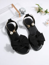 Women’s Bow Flat Sandals – Comfortable Casual Summer Shoes