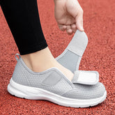 Verstellbare orthopädische Schuhe für geschwollene Füße – Einfaches Anziehen