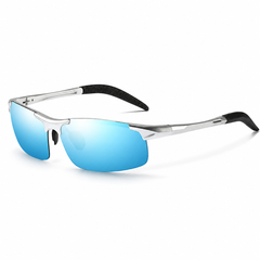 Men’s Polarized Sport Sunglasses – Lightweight Metal Frame For Driving Fishing Golf Running