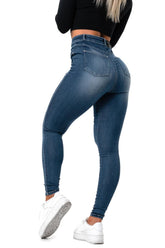 Traditionelle High-Rise Skinny Jeans