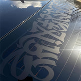Gothic Windshield Decal