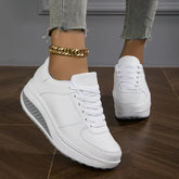Orthopädische Plateau-Sneaker für Damen aus atmungsaktivem Material im Freizeit-Look