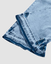 90er Vintage High-Waist Schlagjeans mit Knöpfen