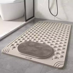 Non-Slip Waterproof Bath Mat with Massage Texture