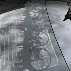 Autoaufkleber Totenkopf