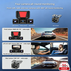2026 New Arrivals - 52% Off4-Channel Dash Cam & Night Vision