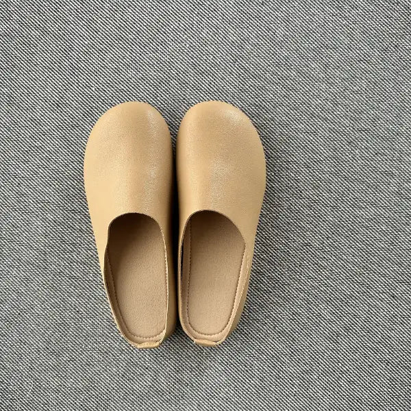 LetcloTM Damen Slipper aus italienischem Leder / Orthopädische Schuhe