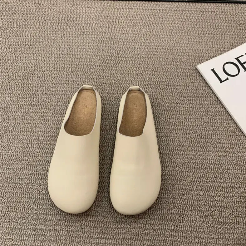 LetcloTM Damen Slipper aus italienischem Leder / Orthopädische Schuhe