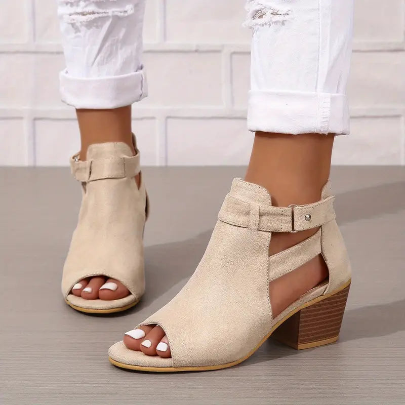 Orthopädische Leder-High-Heels für Damen