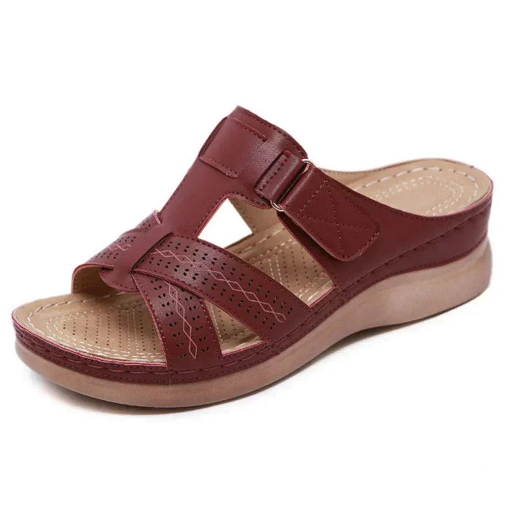 Premium Bequeme Vintage Zehenstegsandale