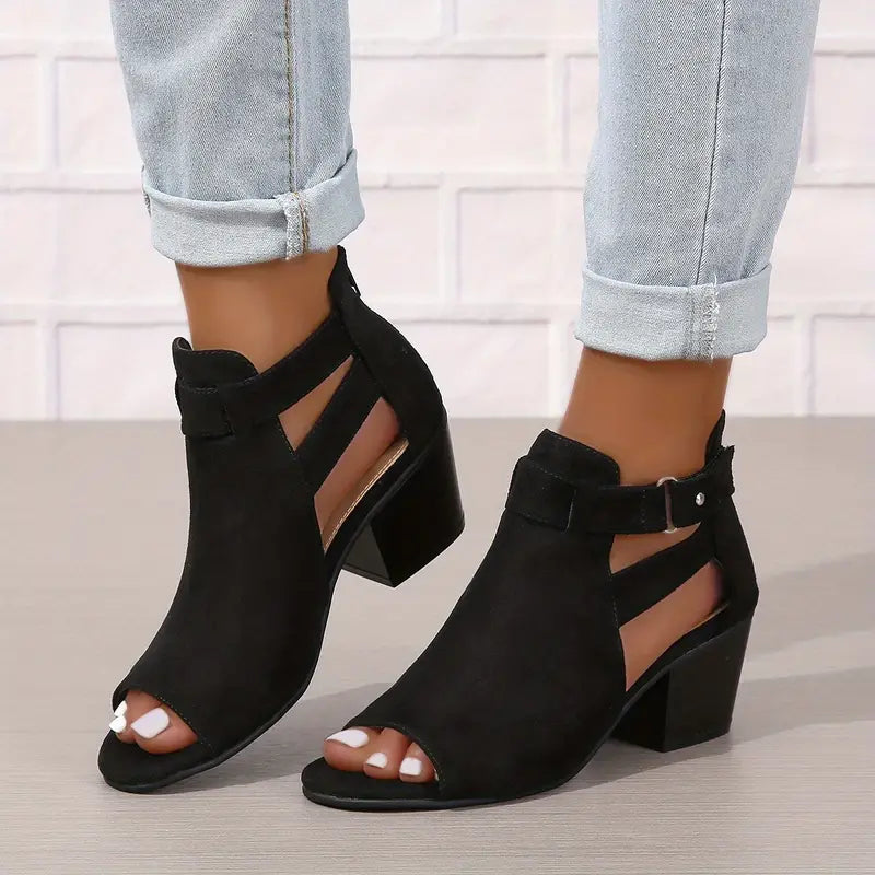Orthopädische Leder-High-Heels für Damen