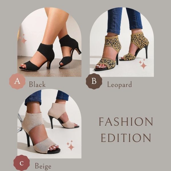 ❤️High Heel mit elastischem Riemen
