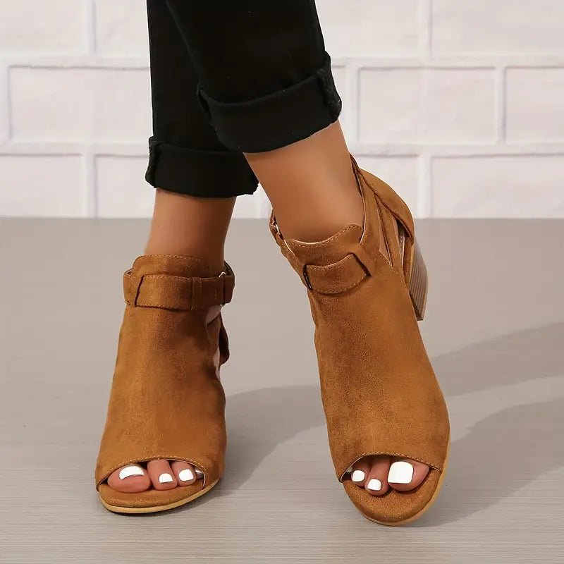 Orthopädische Leder-High-Heels für Damen