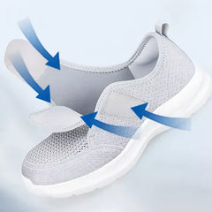 Verstellbare orthopädische Schuhe für geschwollene Füße – Einfaches Anziehen