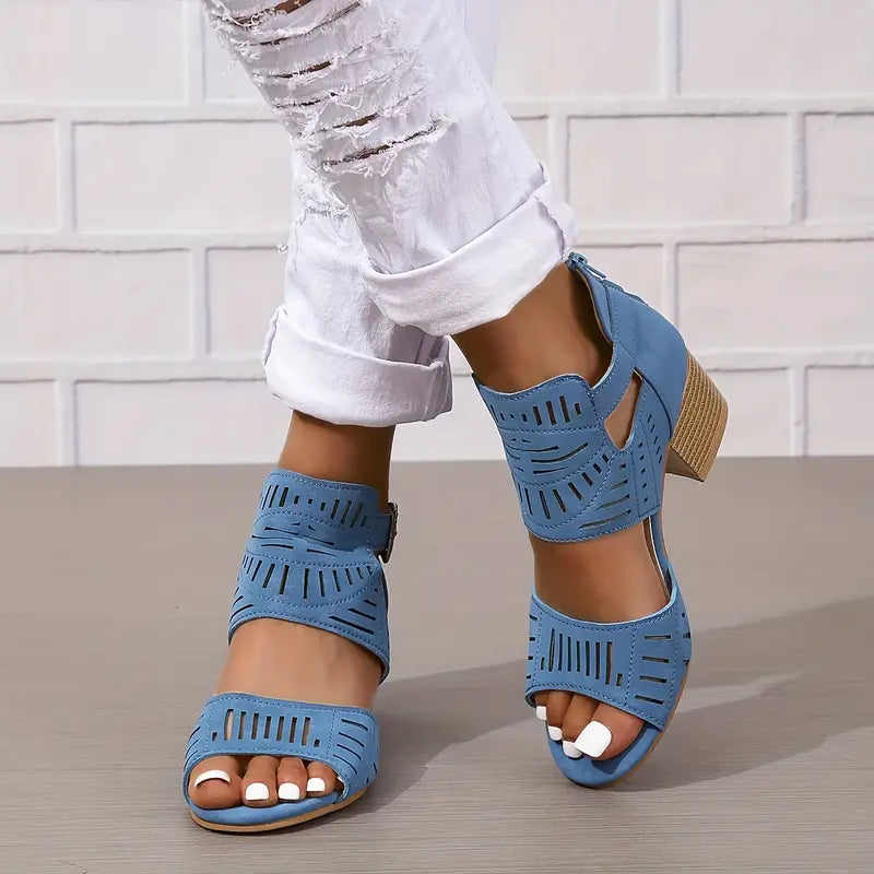 Orthopädische Leder-High-Heels für Damen