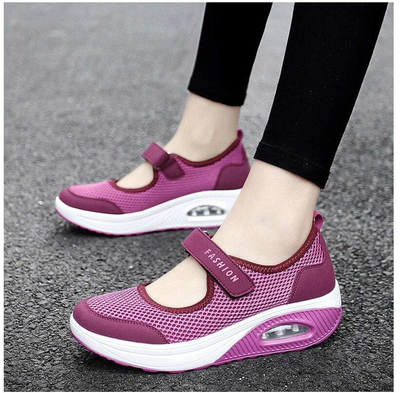 Dehnbare atmungsaktive leichte Walkingschuhe