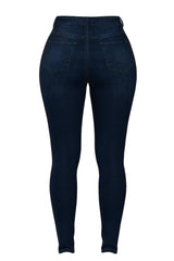 Elastische High-Rise Skinny Jeans