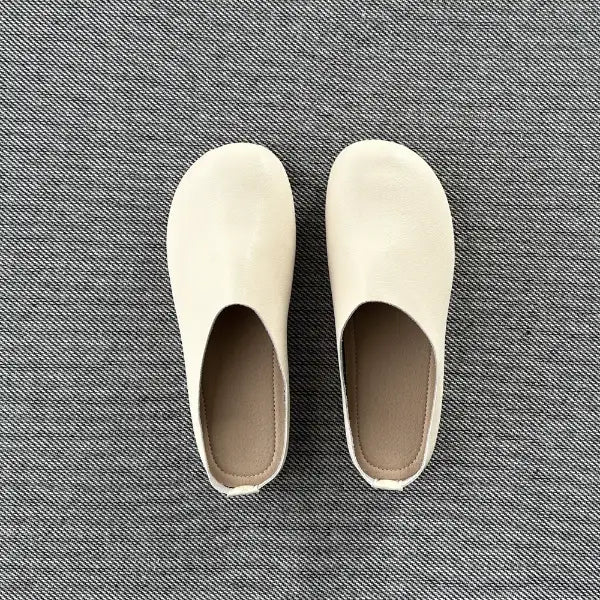 LetcloTM Damen Slipper aus italienischem Leder / Orthopädische Schuhe