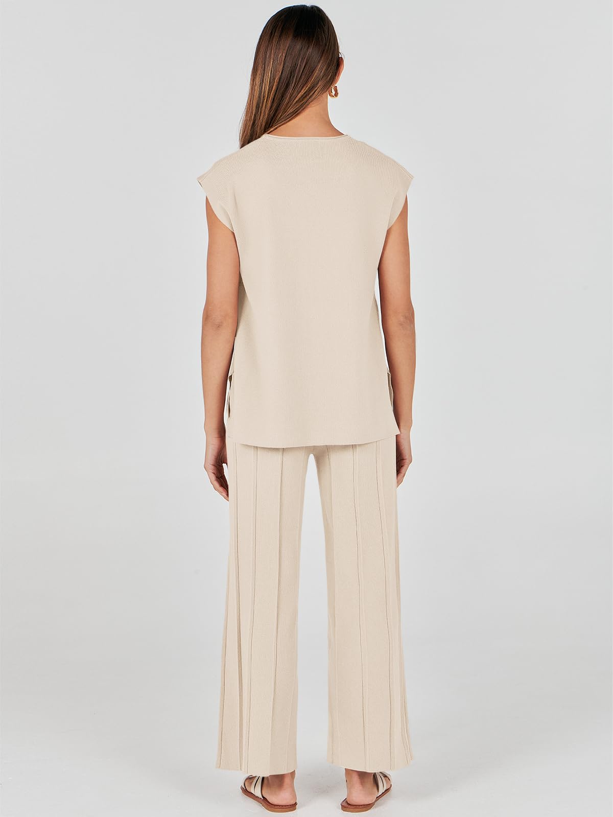 Zweiteiliges Strick-Loungewear-Set für Damen (2 kaufen, kostenloser Versand)