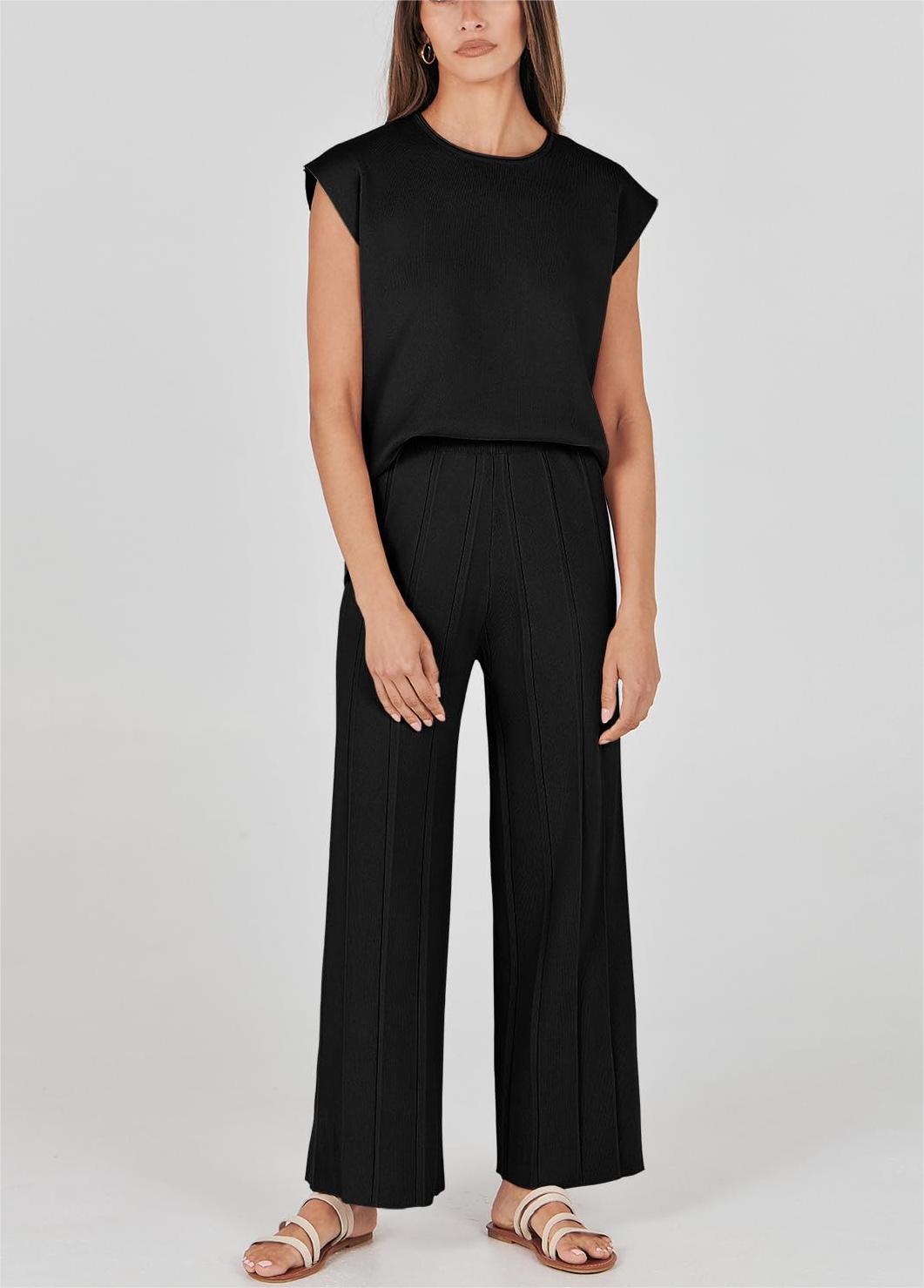 Zweiteiliges Strick-Loungewear-Set für Damen (2 kaufen, kostenloser Versand)