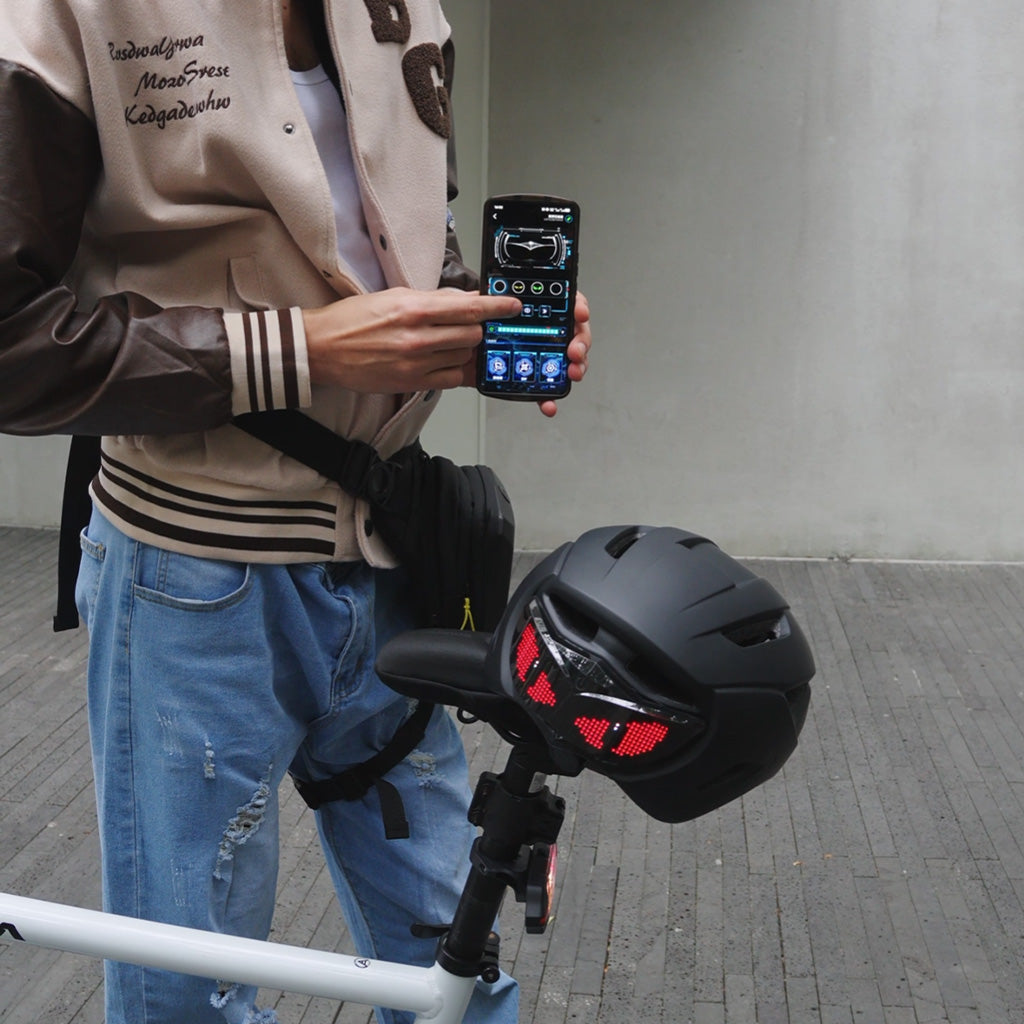 Intelligente LED-Helm-Anzeige