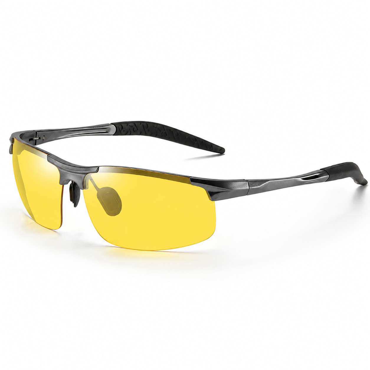 Men’s Polarized Sport Sunglasses – Lightweight Metal Frame For Driving Fishing Golf Running