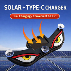 Solar Dämonenauge LED-Autofensterleuchte
