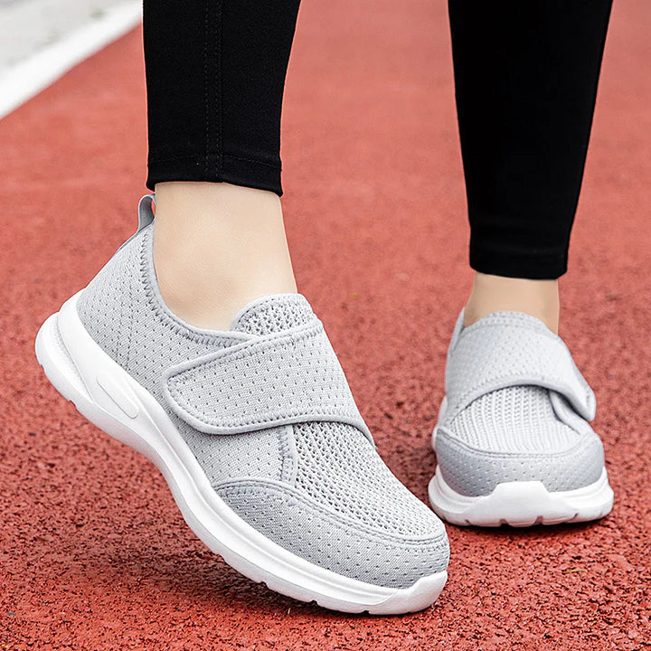Verstellbare orthopädische Schuhe für geschwollene Füße – Einfaches Anziehen