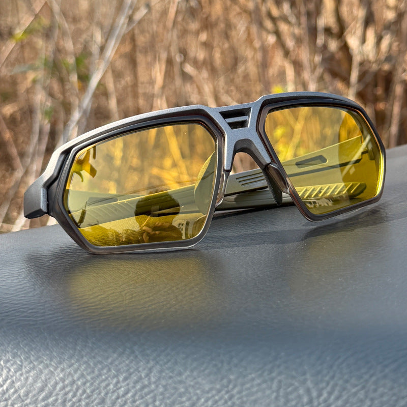 Wrap-Around Polarized Sport Sunglasses for Cycling & Running
