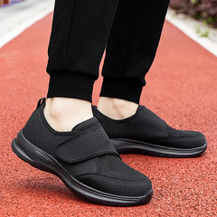 Verstellbare orthopädische Schuhe für geschwollene Füße – Einfaches Anziehen