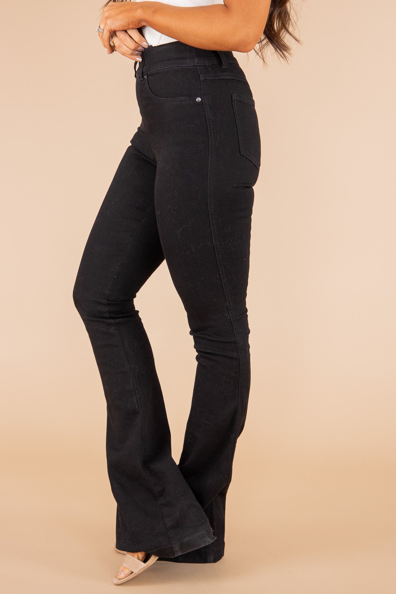 Neue eng anliegende Vintage Flared Jeans (2 kaufen, kostenloser Versand)