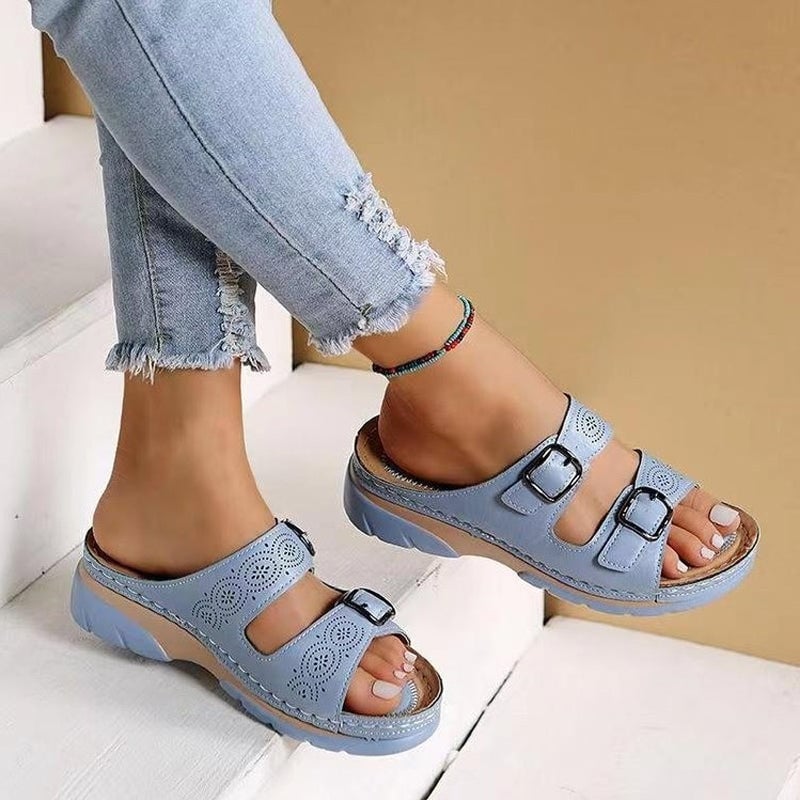 Damen Wedges Sandalen