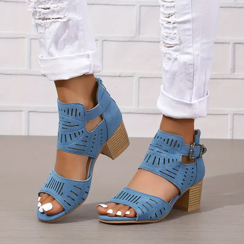 Orthopädische Leder-High-Heels für Damen