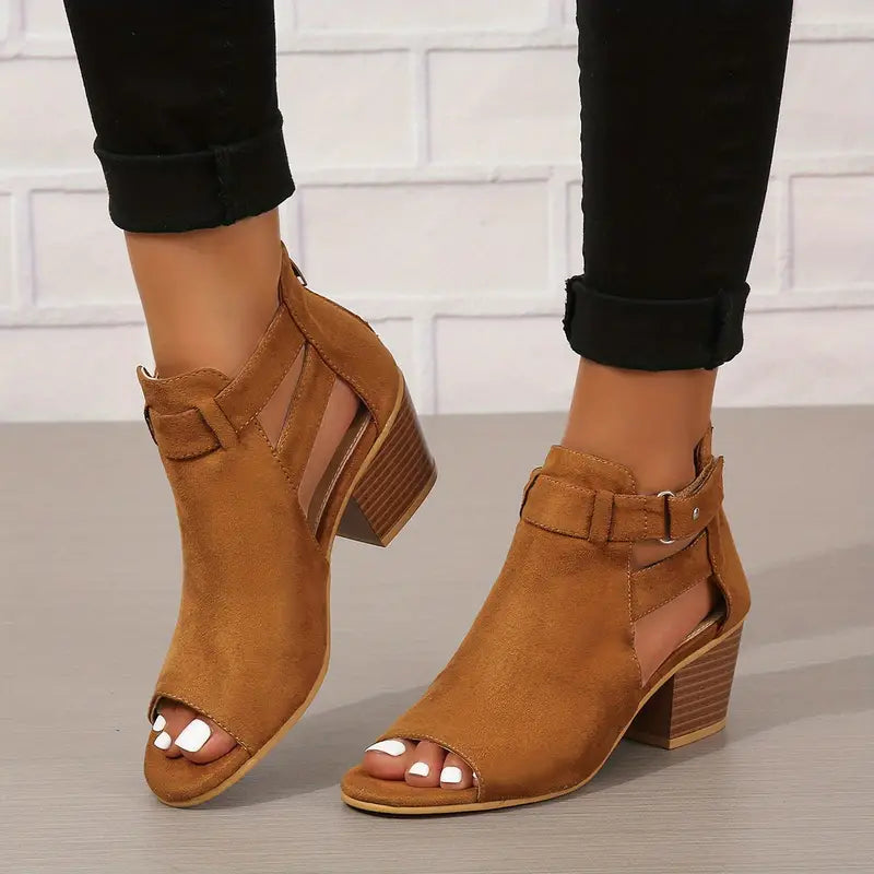 Orthopädische Leder-High-Heels für Damen
