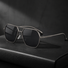 Luxury Metal Photochromic Sunglasses Polarized Stylish Chameleon Anti-glare Driving Shades UV400