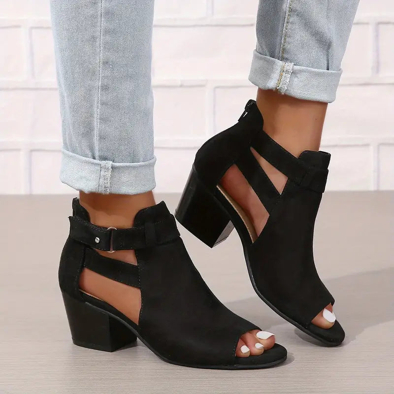Orthopädische Leder-High-Heels für Damen