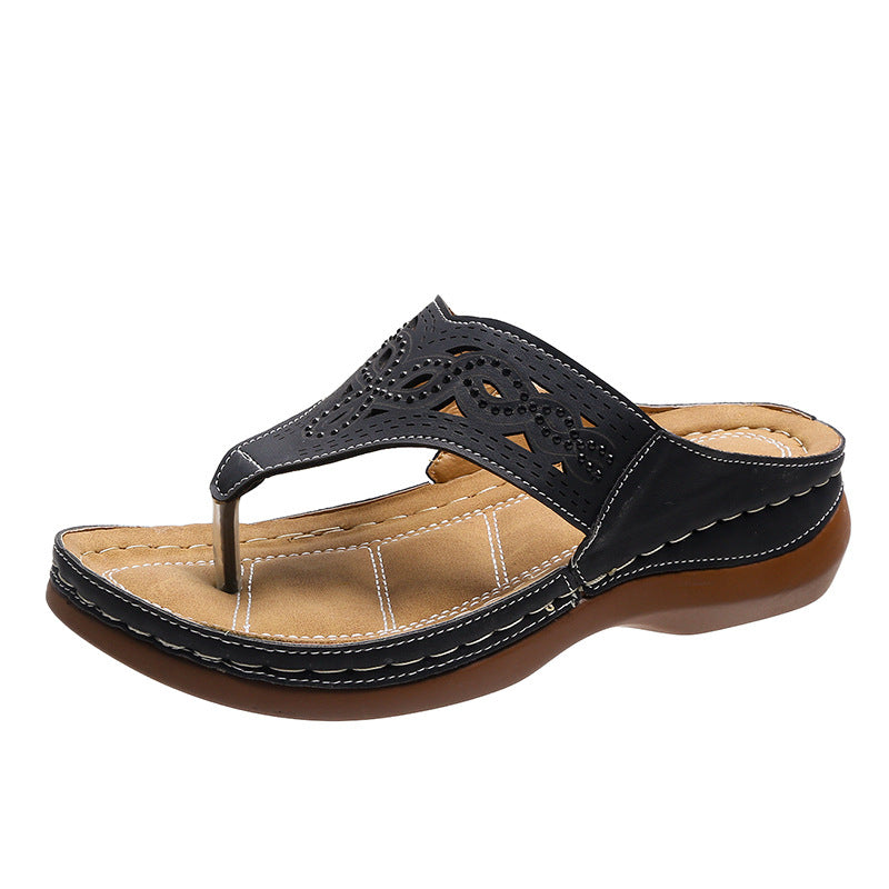 Orthopädische Flip-Flops mit weicher Sohle