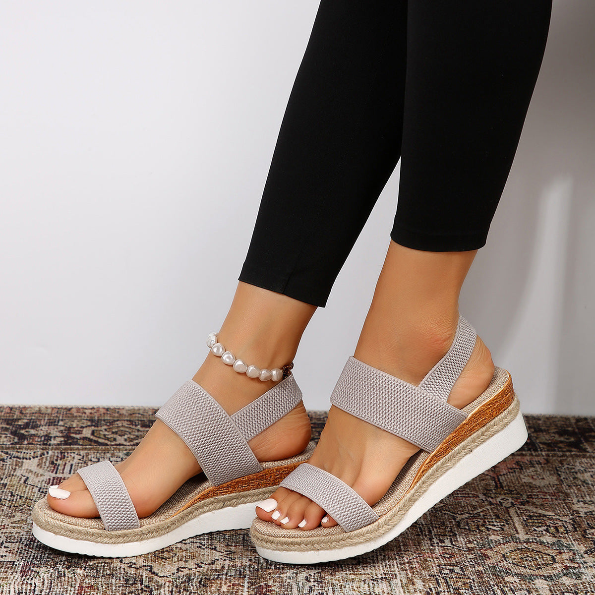 Damen Wedges Sandalen
