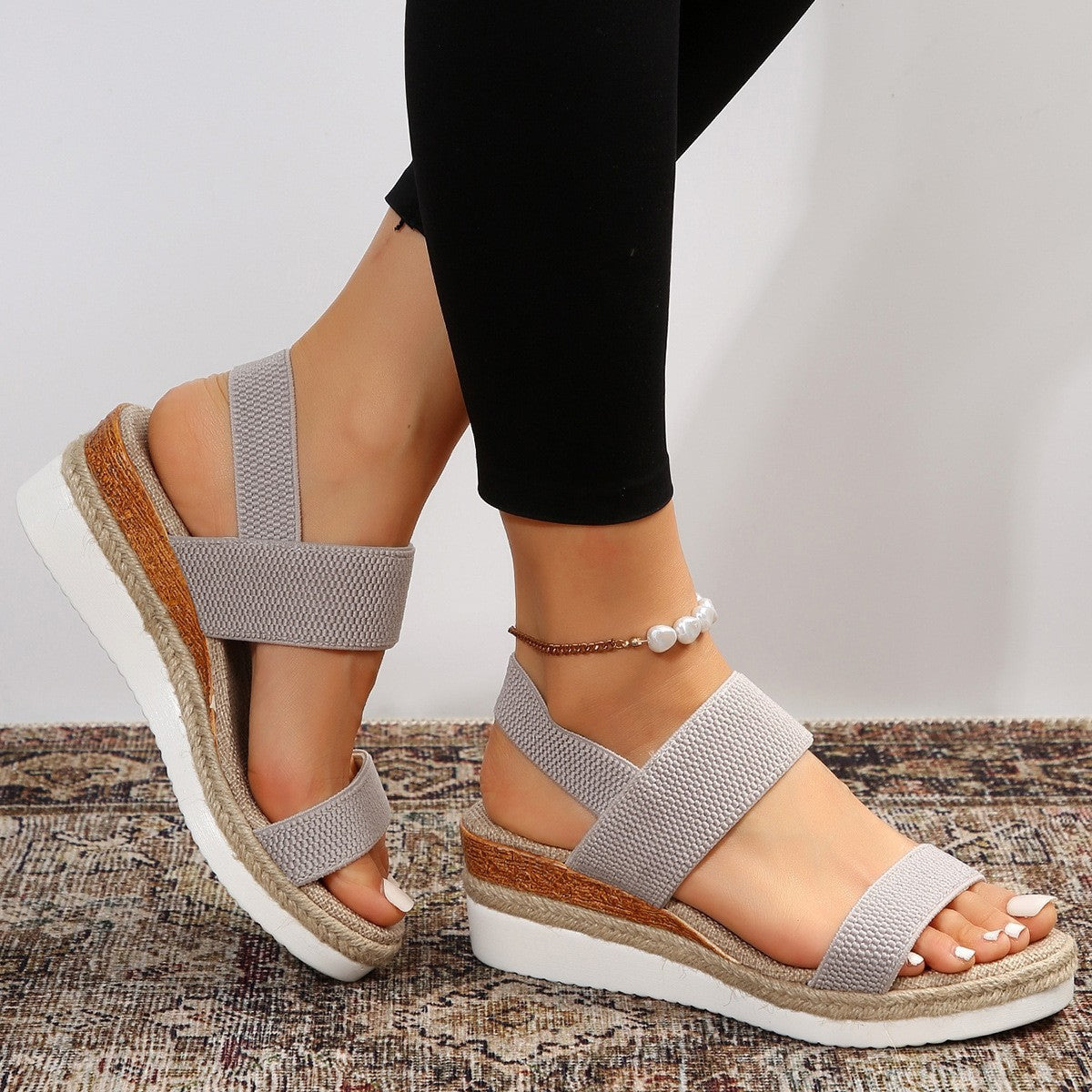 Damen Wedges Sandalen