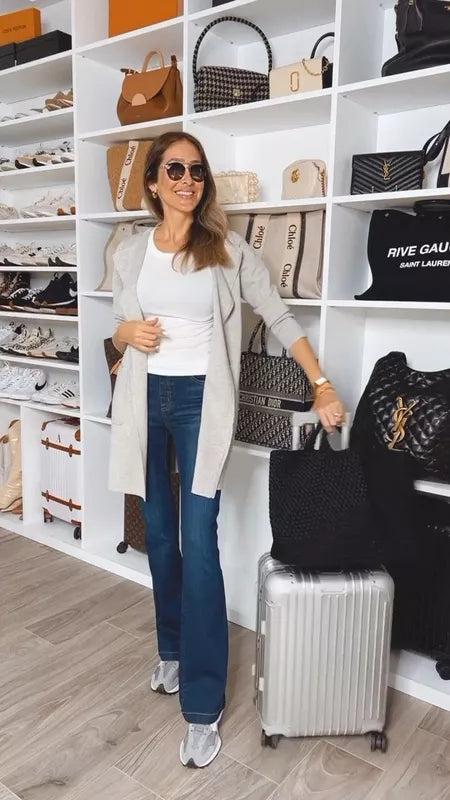 Neue eng anliegende Vintage Flared Jeans (2 kaufen, kostenloser Versand)