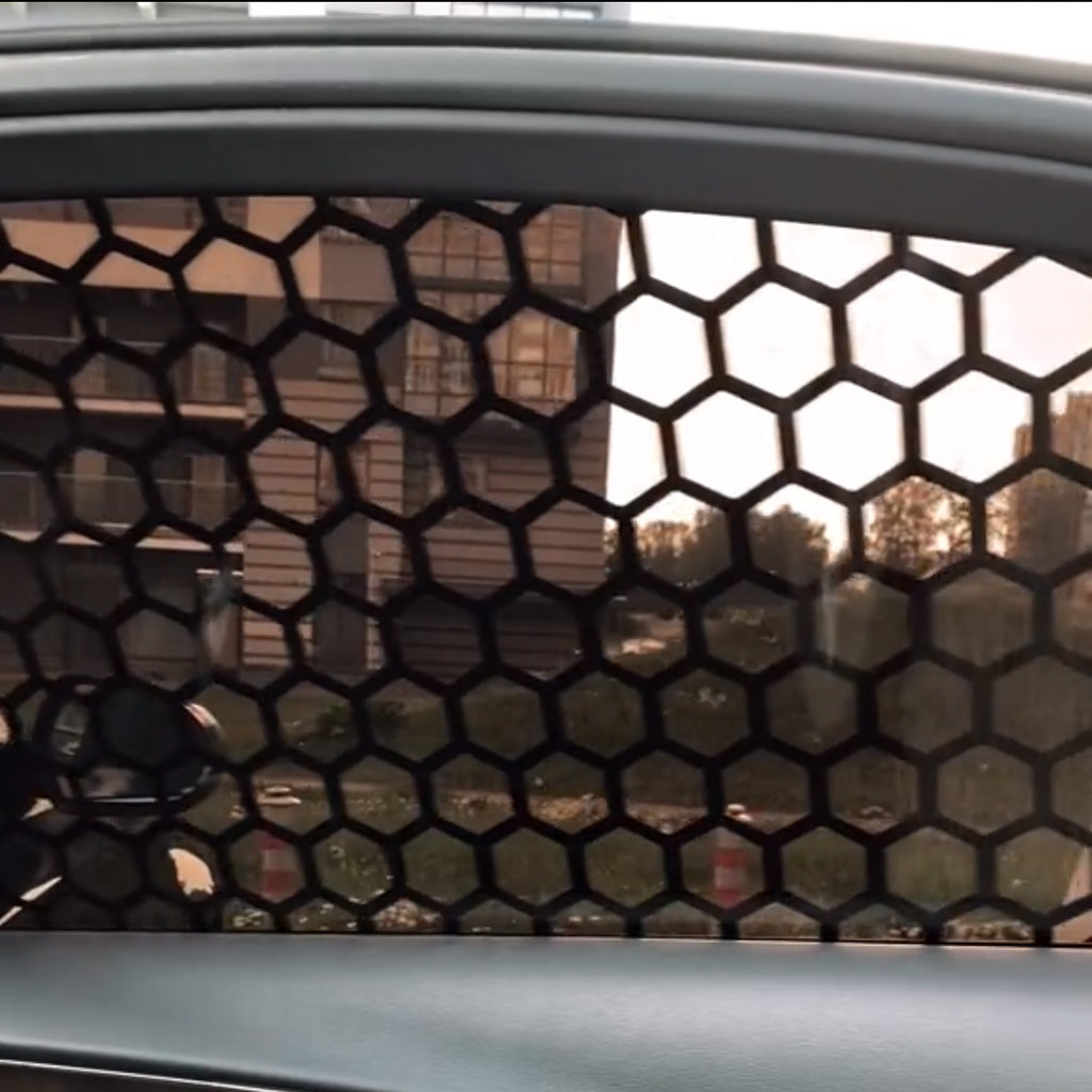 Honeycomb Car Window Stickers Carving Series