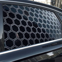 Honeycomb Car Window Stickers Carving Series
