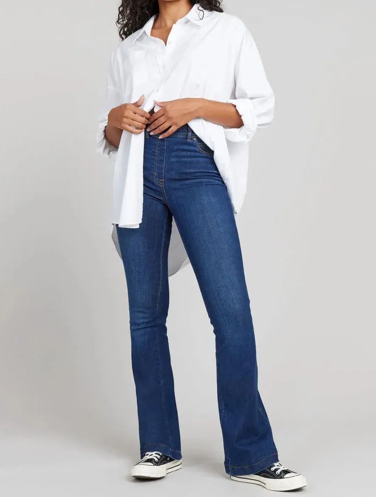 Neue eng anliegende Vintage Flared Jeans (2 kaufen, kostenloser Versand)