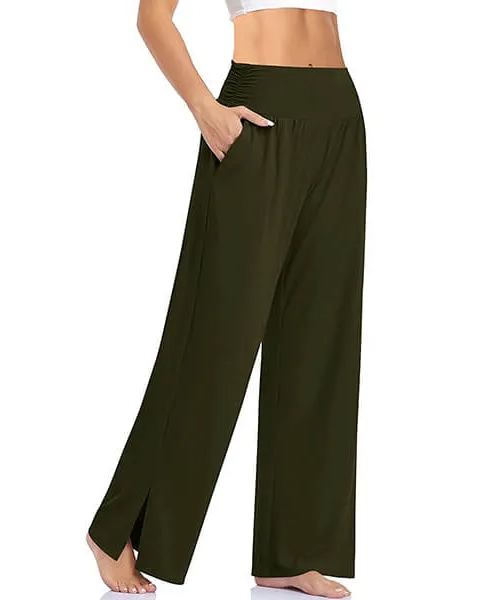 Damen Weite Hose Lässig Locker Yoga Sweatpants