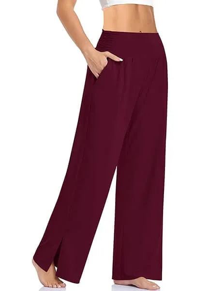 Damen Weite Hose Lässig Locker Yoga Sweatpants