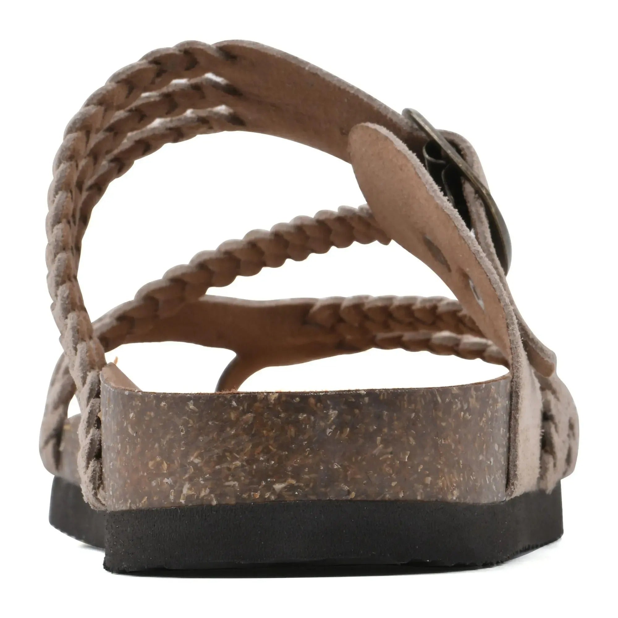 Geflochtene Korksandale für Damen – Bequeme Sommer-Schuhe mit weiter Passform